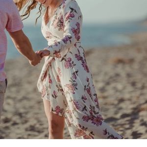 Lulu’s my whole heart maxi long sleeve dress